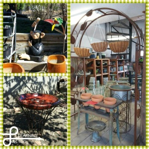Some of the great garden accessories that they offer at Natural Plus Nursery!